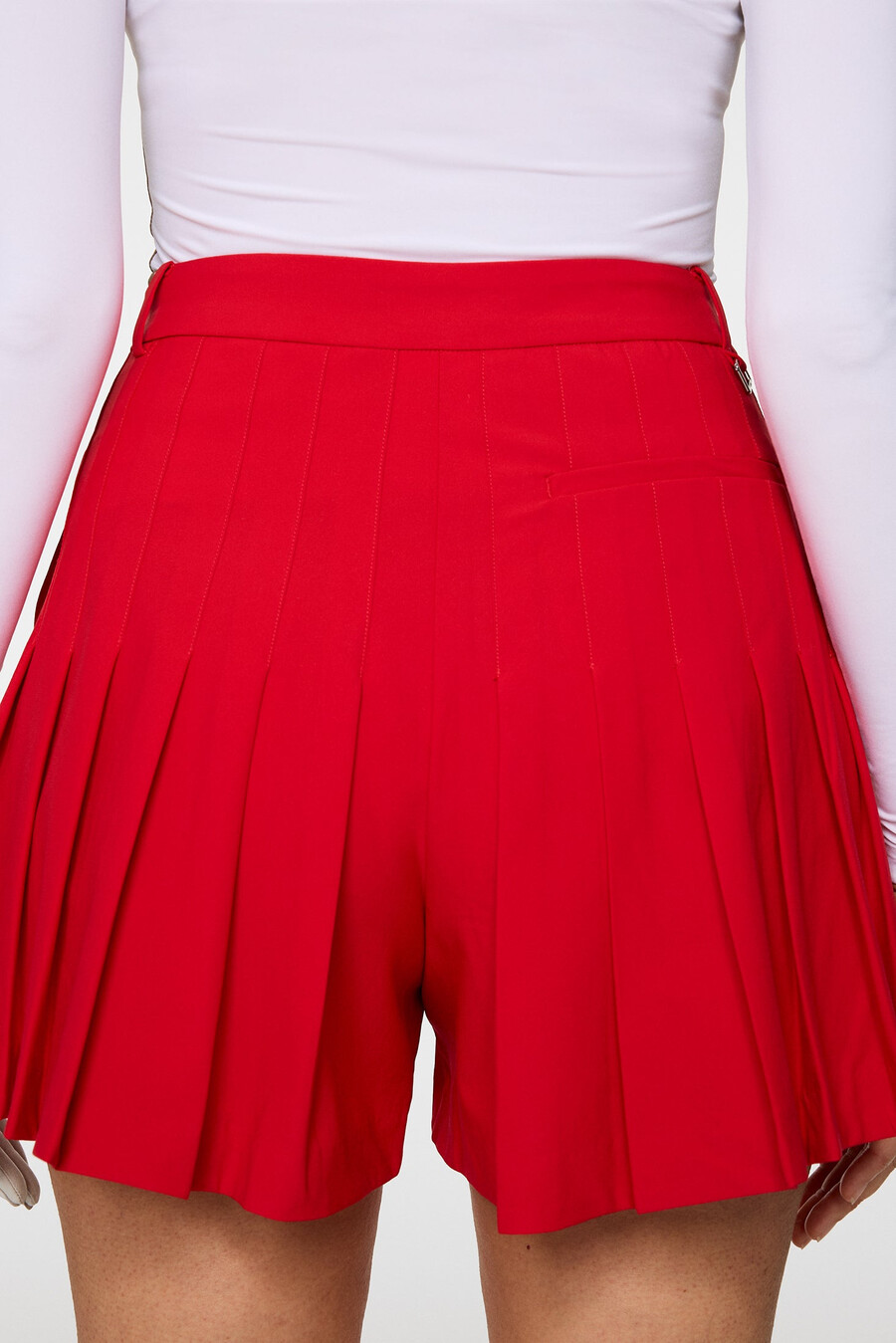 pantaloncini plissettati arella