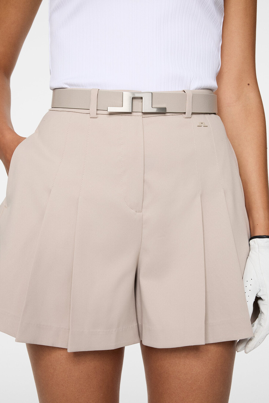 pantaloncini plissettati arella