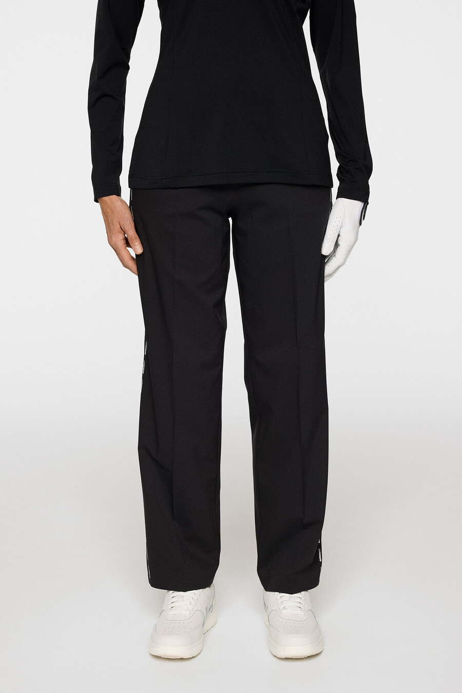 pantaloni a righe laterali norah