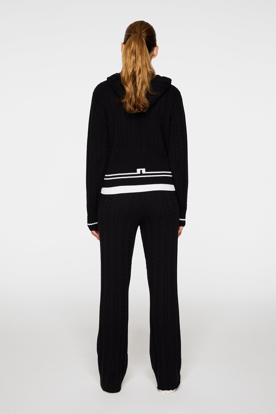 pantaloni in maglia di lana kiana