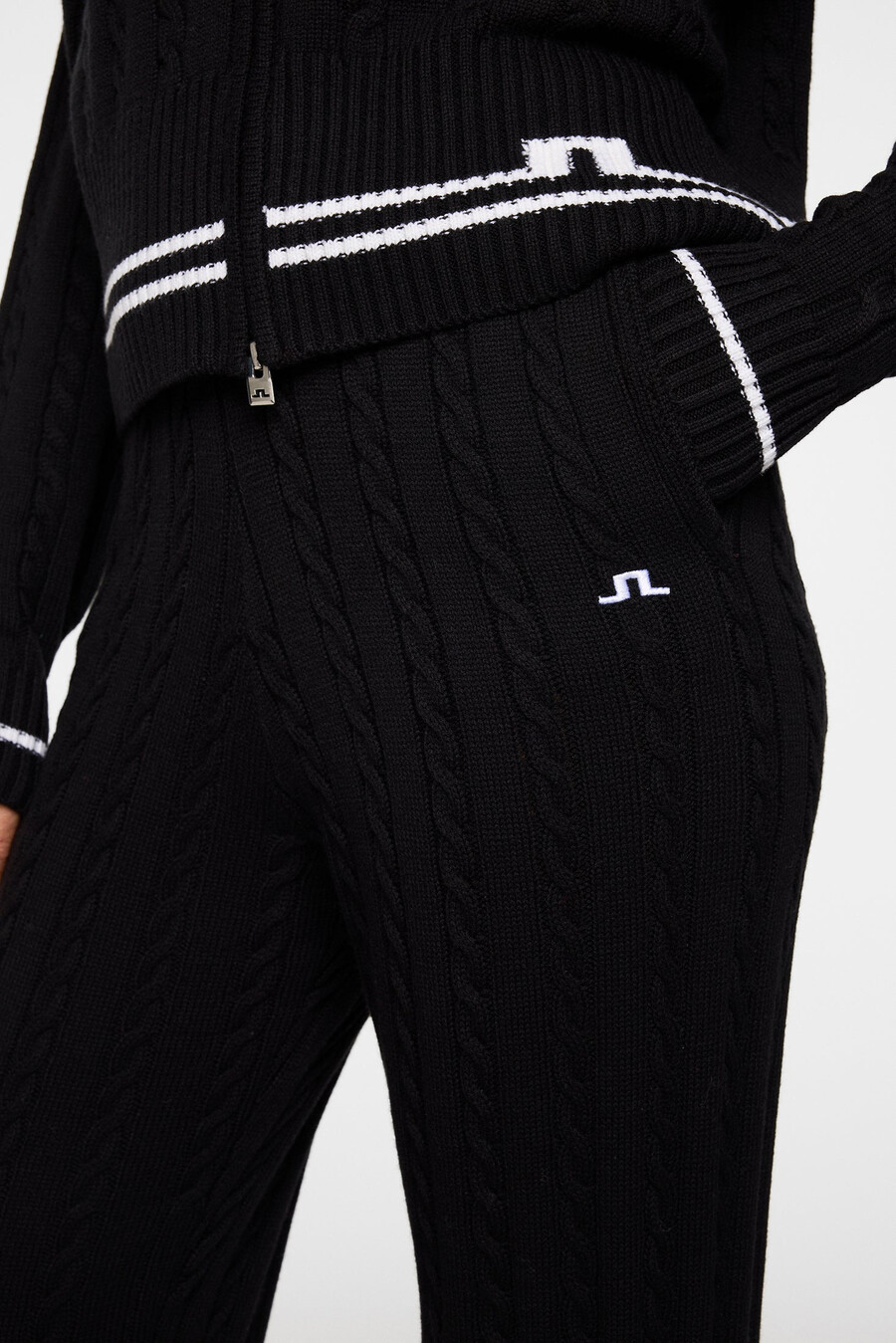 pantaloni in maglia di lana kiana