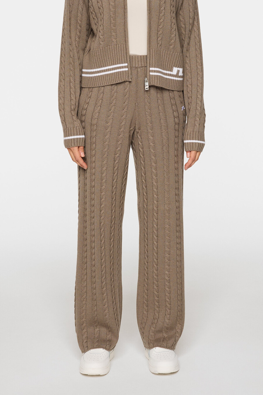 pantaloni in maglia di lana kiana