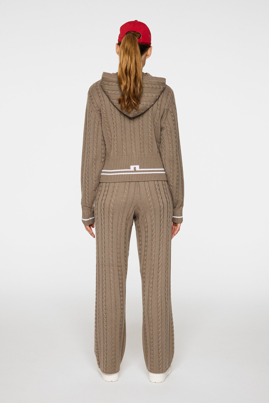 pantaloni in maglia di lana kiana