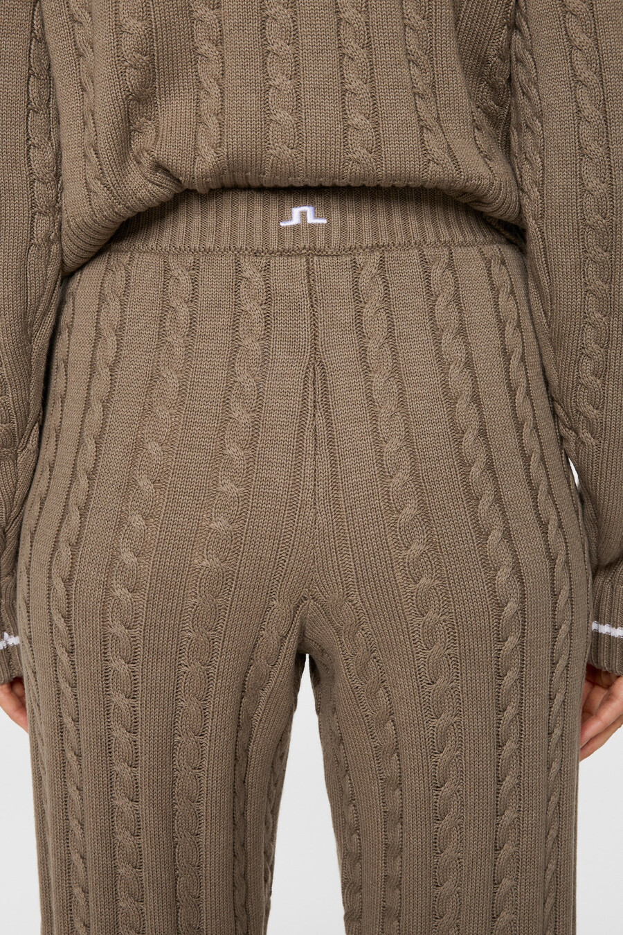 pantaloni in maglia di lana kiana